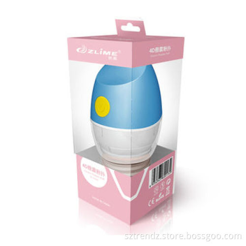 Vibrated electric powder puff, can be replaced and washed
